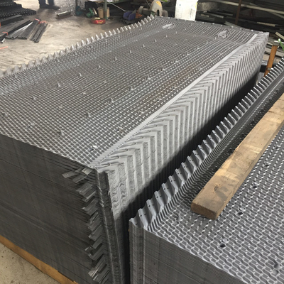 materiali di riempimento del PVC di 1950mm per la sostituzione di media del materiale di riempimento della torre di raffreddamento del nero della torre di raffreddamento