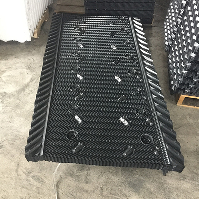 Torre di raffreddamento d'attaccatura del PVC della torre di raffreddamento di flusso trasversale di Manica internazionale del materiale di riempimento 19mm piena