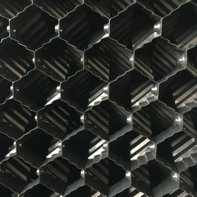 Flusso 610mm del contatore del pacchetto del materiale di riempimento della torre di raffreddamento del materiale di riempimento della torre di raffreddamento del progetto indotto