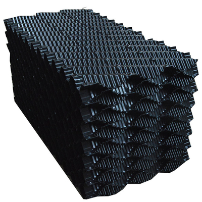 Flusso 610mm del contatore del pacchetto del materiale di riempimento della torre di raffreddamento del materiale di riempimento della torre di raffreddamento del progetto indotto