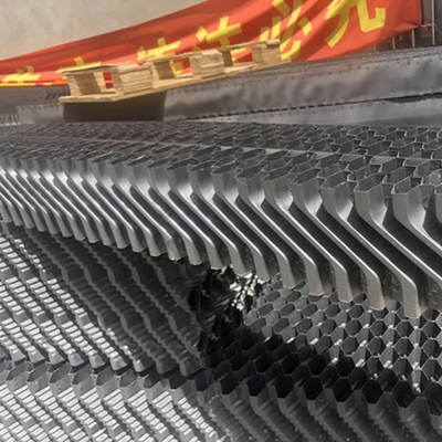 MATERIALE DI RIEMPIMENTO del PVC dell'eliminatore della deriva del PVC dell'onda di flusso trasversale per la torre di raffreddamento