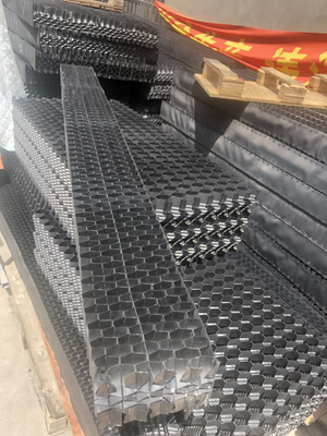 MATERIALE DI RIEMPIMENTO del PVC dell'eliminatore della deriva del PVC dell'onda di flusso trasversale per la torre di raffreddamento