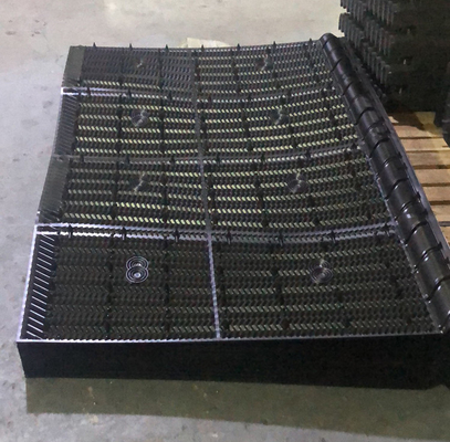 materiali di riempimento neri pieni del PVC della torre di raffreddamento di lunghezza di larghezza 2440mm di 1150mm