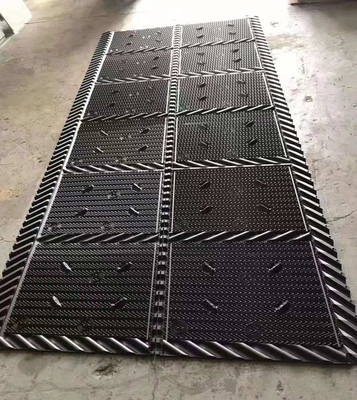 Riempitore pieno nero 810mm del PVC del pacchetto della torre di raffreddamento della torre di raffreddamento