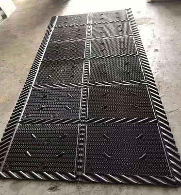 Riempitore pieno nero 810mm del PVC del pacchetto della torre di raffreddamento della torre di raffreddamento