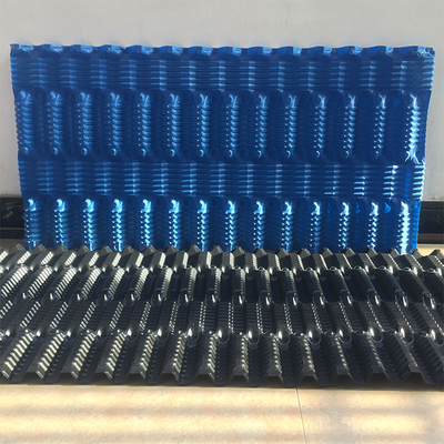 pacchetti del materiale di riempimento del PVC di media di flusso del contatore della sostituzione di media del materiale di riempimento della torre di raffreddamento di 500mm