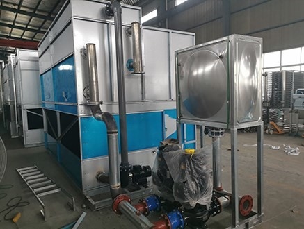 Frigorifero di raffreddamento di flusso trasversale dell'acqua fredda industriale fluida di media